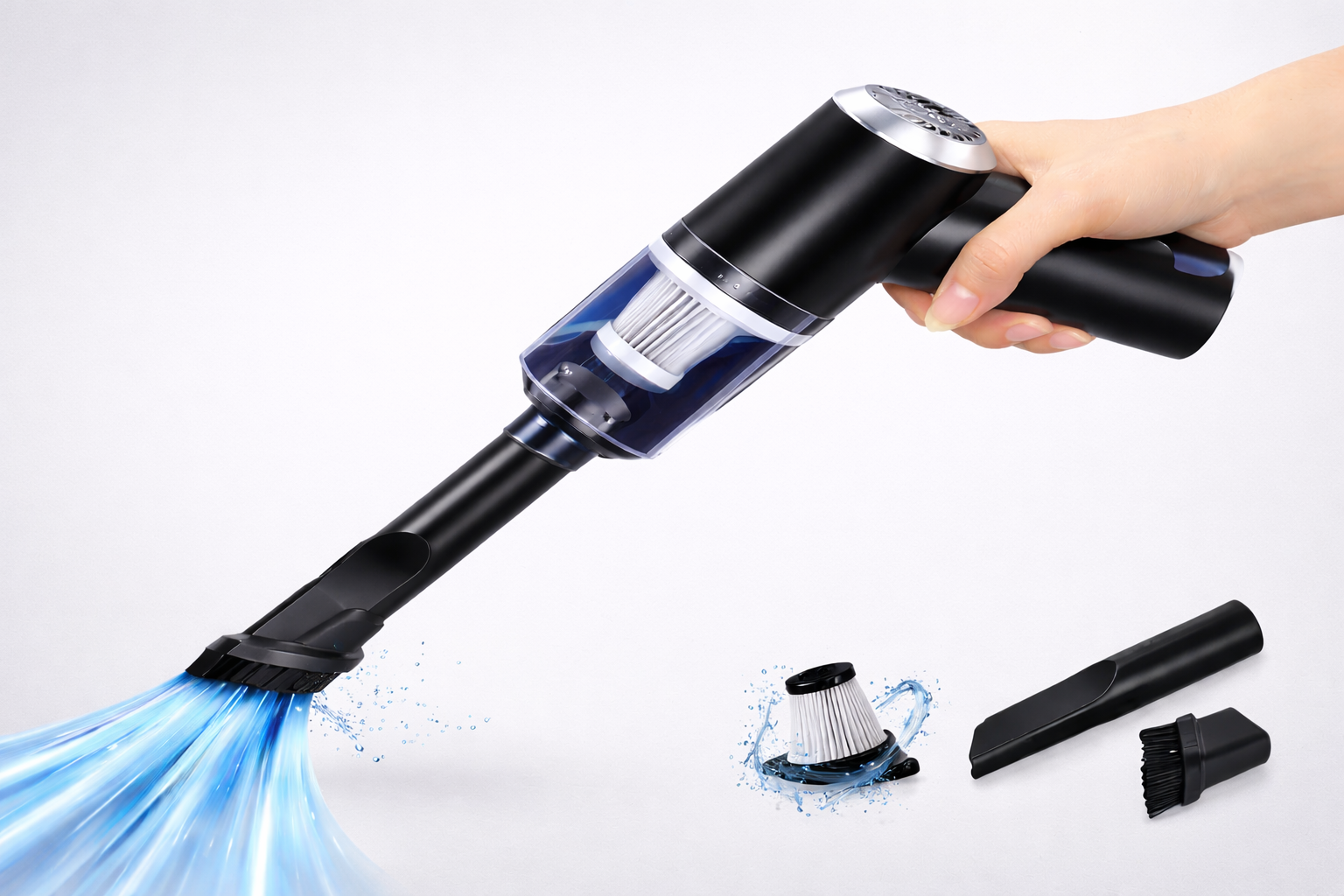 120W Portable Wireless Vacuum Cleaner – Home & Car